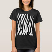 stijlvol, zwart-witzebrapad t-shirt (Voorkant)