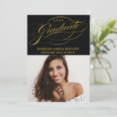 STIJLVOLE ELEGANTE SCRIPT 2 AFSCHEIDSPARTY UITNODI KAART (Staand voorkant)