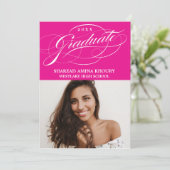 STIJLVOLE ELEGANTE SCRIPT 2 AFSCHEIDSPARTY UITNODI KAART (Staand voorkant)