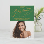 STIJLVOLE ELEGANTE SCRIPT 2 AFSCHIEDSPARTY UITNODI KAART (Staand voorkant)