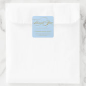 STIJLVOLE ELEGANTE SCRIPT BEDANKT STICKER (Tas)