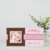 STIJLVOLE FEestDAGEN FOTOCARD :: sweetness 4 Feestdagenkaart (Staand voorkant)