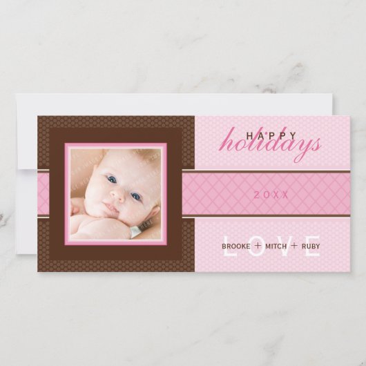 STIJLVOLE FEestDAGEN FOTOCARD :: sweetness 4 Feestdagenkaart (Voorkant)