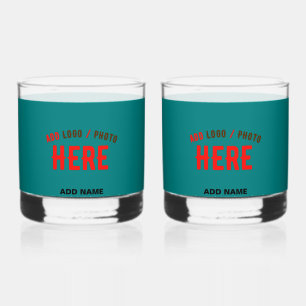 STIJLVOLE MODERNE AANGEGEVEN TURQUOISE KLEUR GEGAR WHISKY GLAS