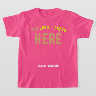 STIJLVOLE MODERNE AANGEPAS WOW ROZE GECERTIFICEERD T-SHIRT