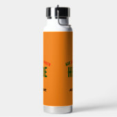 STIJLVOLE MODERNE AANGEPASTE DONKERORANJE GEVERIFI WATERFLES (Links)