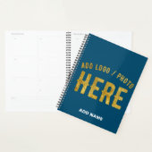 STIJLVOLE MODERNE AANGEPASTE PRUSISCH BLUWE GEVERE PLANNER (Display)