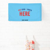 STIJLVOLE MODERNE AANGEPASTE SWAG HEMELBLAUWE GEVE SPANDOEK (Insitu)