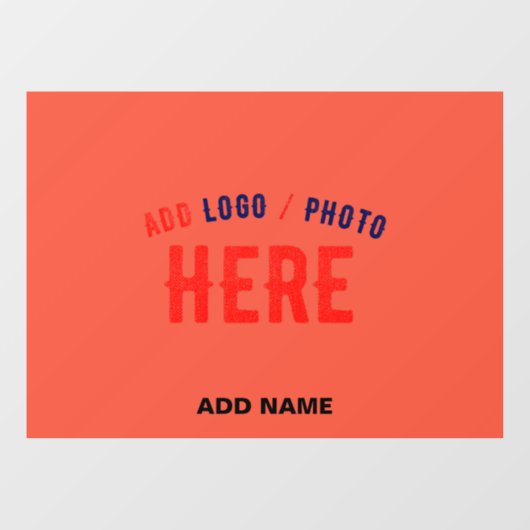 STIJLVOLE MODERNE AANGEPASTE TOMATENRODE GECERTIFI RAAMSTICKER (Vel)