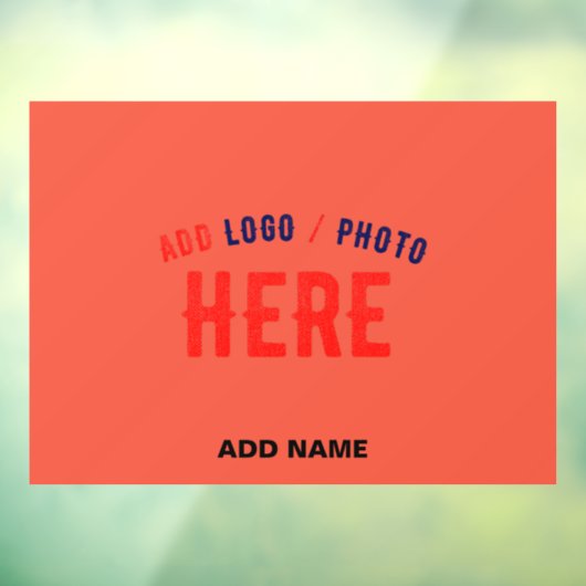 STIJLVOLE MODERNE AANGEPASTE TOMATENRODE GECERTIFI RAAMSTICKER (Vel 3)