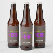 STIJLVOLE MODERNE AANPASBARE COFFEE MERK GECONTROL BIER ETIKET (Flessen)