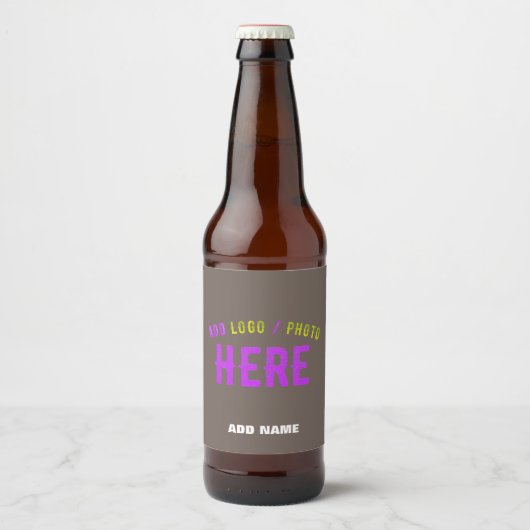 STIJLVOLE MODERNE AANPASBARE COFFEE MERK GECONTROL BIER ETIKET (Voorkant)