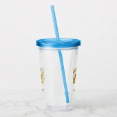 STIJLVOLE MODERNE AANPASBARE HELDERE GECERTIFICEER ACRYL DRINKBEKER (Links)