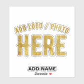 STIJLVOLE MODERNE AANPASBARE HELDERE GEVERIFIEERDE STICKER (Vel)