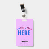 STIJLVOLE MODERNE AANPASBARE MAUVE GECONTROLEERD M BADGE (Voorzijde met clip)