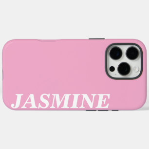 STIJLVOLE MODERNE AANPASBARE NAAM EFFEN BABY ROZE iPhone 16 PRO MAX HOESJE