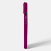 STIJLVOLE MODERNE AANPASBARE NAAM EFFEN WIJNKLEUR Case-Mate iPhone CASE (Achterkant / Links)