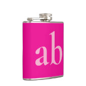 STIJLVOLE MODERNE AANPASBARE NAAM ROZE HUWELIJK HEUPFLES (Rechts)