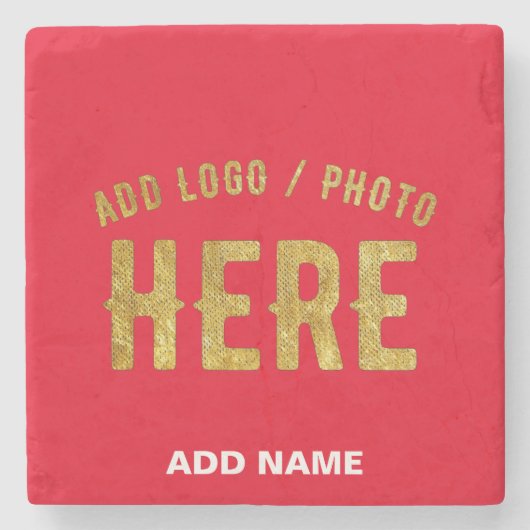 STIJLVOLE MODERNE AANPASBARE RODE GECONTROLEERDE M STENEN ONDERZETTER (Voorkant)