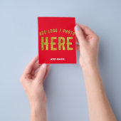 STIJLVOLE MODERNE AANPASBARE RODE GEVERIFIEERDE ME FLYER (Hand)