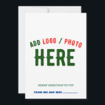 STIJLVOLE MODERNE AANPASBARE WITTE GECERTIFICEERDE FEESTDAGENKAART<br><div class="desc">DIT IS EEN ONTWERP DAT BIJ IEDEREEN PAST. U KUNT LOGO,  FOTO,  TEKST EN KLEUREN WIJZIGEN,  RESERVEREN OF TOEVOEGEN OP DE MANIER DIE U AANSTAAAT. DANK U WEL.</div>