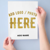 STIJLVOLE MODERNE AANPASBARE WITTE GECERTIFICEERDE FLYER (Hand)