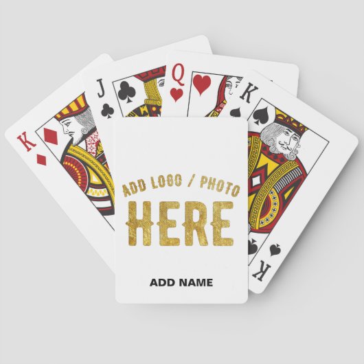 STIJLVOLE MODERNE AANPASBARE WITTE GECERTIFICEERDE POKERKAARTEN (Achterkant)