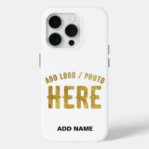 STIJLVOLE MODERNE AANPASBARE WITTE GECONTROLEERDE  iPhone 15 PRO CASE