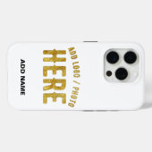 STIJLVOLE MODERNE AANPASBARE WITTE GECONTROLEERDE Case-Mate iPhone CASE (Achterkant (horizontaal))
