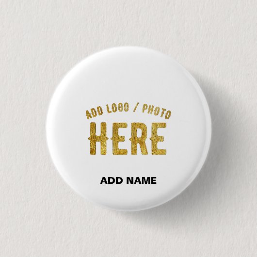 STIJLVOLE MODERNE AANPASBARE WITTE GECONTROLEERDE RONDE BUTTON 3,2 CM (Voorkant)