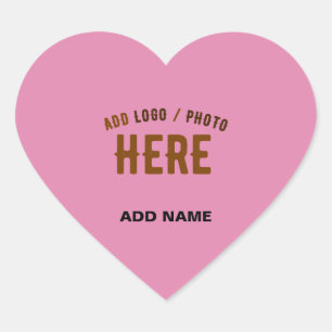 STIJLVOLE MODERNE AANPASBARE ZOEKE HETE ROZE GEVER HART STICKER