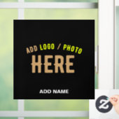 STIJLVOLE MODERNE AANPASBARE ZWARTE GECERTIFICEERD RAAMSTICKER (Huis)