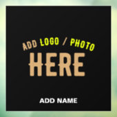 STIJLVOLE MODERNE AANPASBARE ZWARTE GECERTIFICEERD RAAMSTICKER (Vel 3)