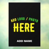 STIJLVOLE MODERNE AANPASBARE ZWARTE GECERTIFICEERD RAAMSTICKER (Vel 3)