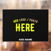 STIJLVOLE MODERNE AANPASBARE ZWARTE GECERTIFICEERD RAAMSTICKER (Vel 2)