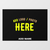 STIJLVOLE MODERNE AANPASBARE ZWARTE GECERTIFICEERD RAAMSTICKER (Vel)