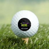 STIJLVOLE MODERNE AANPASBARE ZWARTE GECONTROLEERDE GOLFBALLEN (Insitu Shirt)