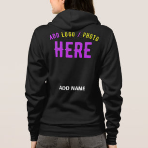 STIJLVOLE MODERNE AANPASBARE ZWARTE GECONTROLEERDE HOODIE