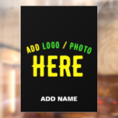 STIJLVOLE MODERNE AANPASBARE ZWARTE GECONTROLEERDE RAAMSTICKER (Vel 2)