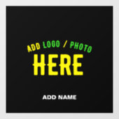 STIJLVOLE MODERNE AANPASBARE ZWARTE GECONTROLEERDE RAAMSTICKER (Vel)