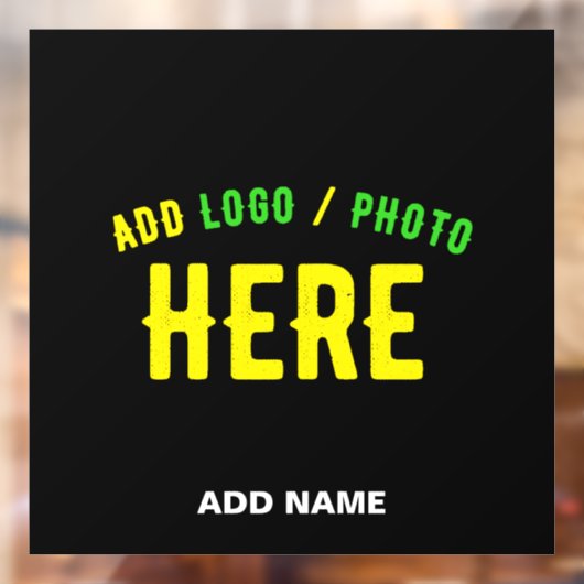 STIJLVOLE MODERNE AANPASTBAARE ZWARTE GECONTROLEER RAAMSTICKER (Vel 2)