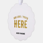 STIJLVOLE MODERNE AANPASTBARE WITTE GECERTIFICEERD ORNAMENT KAART (Links)