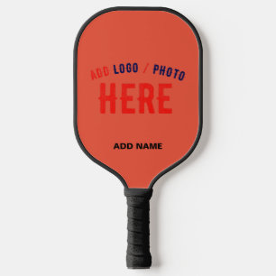 STIJLVOLE MODERNE AANPASTE TOMATENRODE GEVERIFIEER PICKLEBALL PADDLE