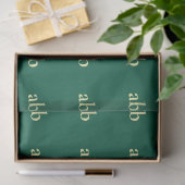 STIJLVOLE MODERNE MINIMALE AANGEPASTE NAAM UW LOGO TISSUEPAPIER (Geschenk)