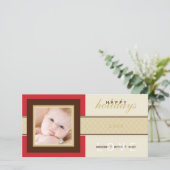 STIJLVOLE VAKANTIEKAART :: zoetheid 4 Feestdagenkaart (Staand voorkant)