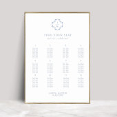Stijlvolle 12 Tafel Trouwen Poster Zitting Grafiek