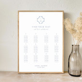 Stijlvolle 12 Tafel Trouwen Poster Zitting Grafiek