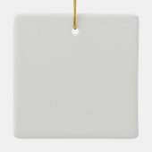 Stijlvolle 1e kerst als Mr & Mrs Passen getrouwd Keramisch Ornament (Achterkant)