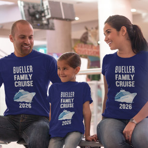 Stijlvolle 2026 Familie Cruise Matching Groep T-sh Tri-Blend Shirt