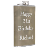 Stijlvolle 21ste verjaardag heupfles (Rechts)